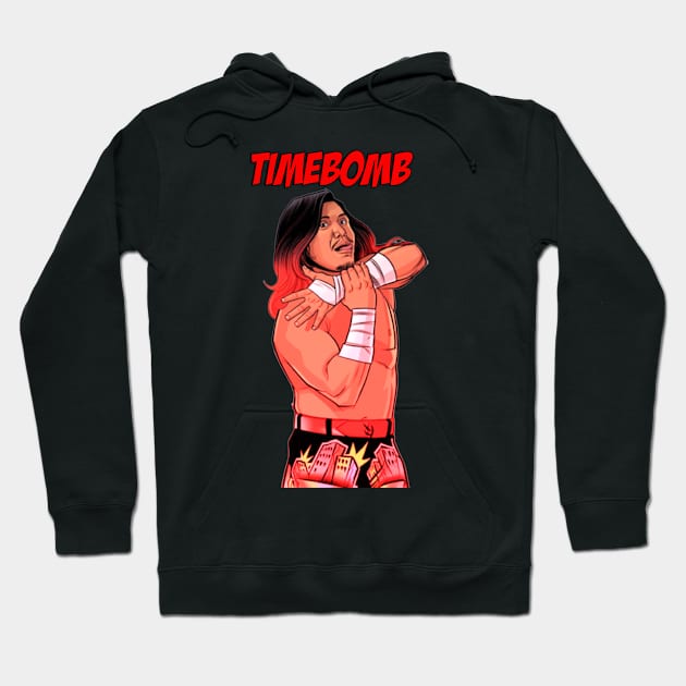 Timebomb Animated (with text) Hoodie by MaxMarvelousProductions